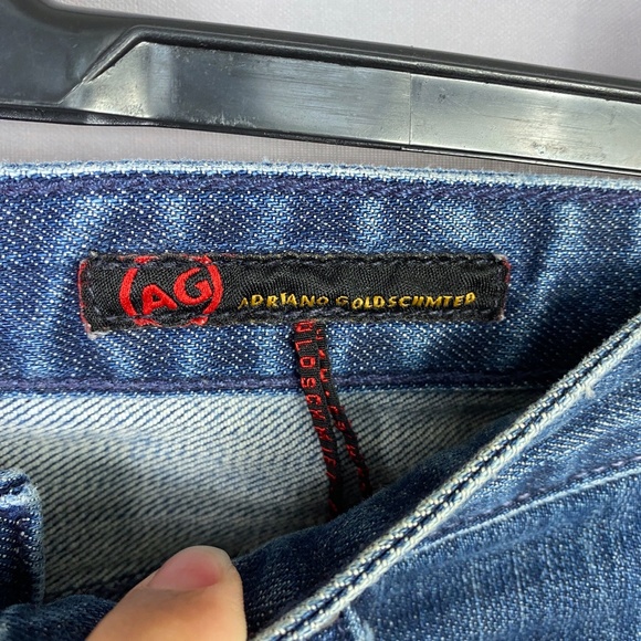 Adriano Goldschmied AG The Athena Jeans Medium Wash Low Rise Capri Size … - Picture 6 of 9